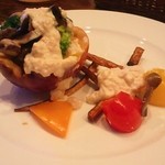 Traum - シンデララ風サラダ!!かぼちゃの馬車っじゃなく、りんごの馬車♪