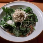 Wine Terrace Yu-me - ホウレン草とベーコンの温野菜 780円