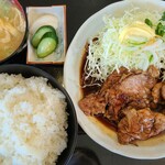 ステーキ万味 - しょうが焼ランチ