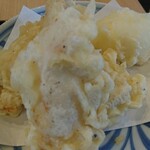 本格手打 もり豊 - とり天（3）＋玉天 アップ！