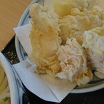 本格手打 もり豊 - とり天を千切って見ました！