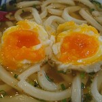 本格手打 もり豊 - 玉天を千切って見ました！