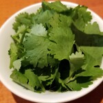 麺屋 六感堂 - 大人のラムブラック担々麺＋パクチー