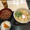 博多ごろうどん - 牛丼セット