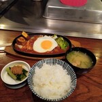 鉄板酒場 壱○弐 - ポークステーキ定食