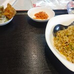 中華東北家庭料理 天明 - 炒飯&唐揚げ