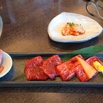 Yamagata Kurogewagyu Uyonezawagyuuyakiniku Kotora - 今日いただいたお肉