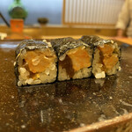 鮨 まつうら - 安定のあん肝干瓢、人間の慣れって恐ろしいな