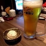 天ぷらとおでん 個室 天串 - 生ビール