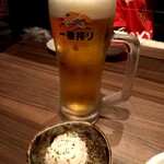 天ぷらとおでん 個室 天串 - 生ビール
