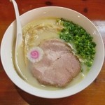 麺屋 菜々兵衛 - 鶏白湯・塩＋大盛（750円）