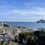 161420575 - 熱海から見渡せる相模湾は穏やか。まさか『日本沈没』が起こるとは思えないが(*^^*)