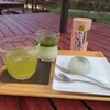 Ikegawa Chaen - 茶畑プリン（かぶせ茶）、みずもち