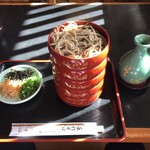 手打 神代そば - 割子そば（5枚）