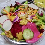 BOULANGERIE PANJA - 有機野菜のサラダ（ドレッシングは３種類の中から）