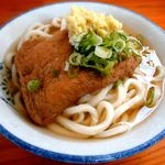 手打麺や 大島 - かけ+お揚げ