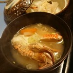 福松荘 - カニ味噌汁