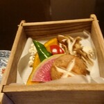 福松荘 - 蒸し野菜たち