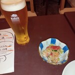 Yorimichi Lounge - 料理写真:お通しのホヤ　臭みがなく美味