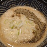 鶏ｓｏｂａ 座銀  - 煮干しつけ麺+味タマ♪