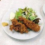 ゆたか食堂 - カキフライ150円×2
