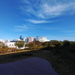 ラーメン二郎 - 会社の庭から