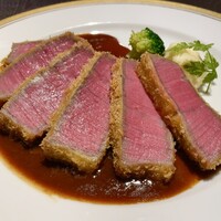 洋食 つばき - 仙台牛のシャトーブリアンのビフカツ