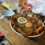 Miki Jetto - バリかつジェット＋うずら煮卵＋生卵