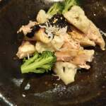 れんげ料理店 - 野菜と蒸し鶏