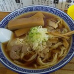 中華そば 琴の - 太麺中華そば  750円     太切りメンマ  100円