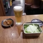 Kushikatsu Dengana - 土手焼きと生中