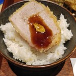 とんかつ けい太 - 辛子ソースフィレかつ