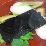 赤乃れん - 美味しいのでまたお代わりの餅抜きお雑煮