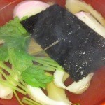 赤乃れん - 自分がお願いして作ってもらったもち抜きお雑煮