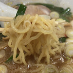 中村ラーメン - 麺アップ