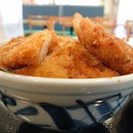 EXPASA浜名湖 湖の見えるフード館 こはん - 赤赤鶏のタレかつ丼(800円)