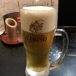 Sumibiyaki Tori Yoshifuru - 生ビールはヱビスです。