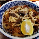 Ikimemmu Ginohana - かぼすきのこ牛丼セットざる蕎麦