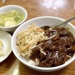 味芳斎 - 牛肉丼（飯）