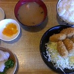 てんぺい - カキフライ定食（840円）