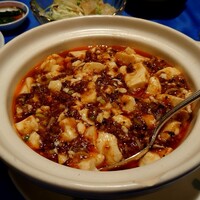 中国四川料理 桃花源 - 麻婆豆腐のアップ