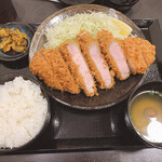 キセキ食堂 - 300g上キセキカツ定食_¥1,750