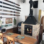 Cafe azzurra - 暖炉