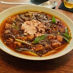 月泉 - 白子入り麻婆豆腐