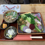 Chiyoujiyuan - 野菜3倍肉汁せいろ(そば)('21/11/05)