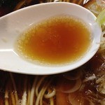 燵家製麺 - スープ　醤油らーめん　2012年11月