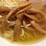 燵家製麺 - メンマ　塩らーめん　2012年11月