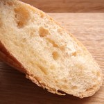 熟成バゲットの断面