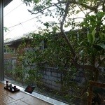 首里 ほりかわ - カウンターから見える景色