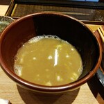 中華蕎麦 とみ田 - スープ割り